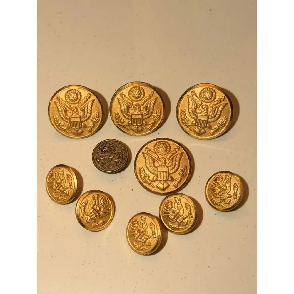 Lot Of Waterbury Button Co Conn E Pluribus Unum